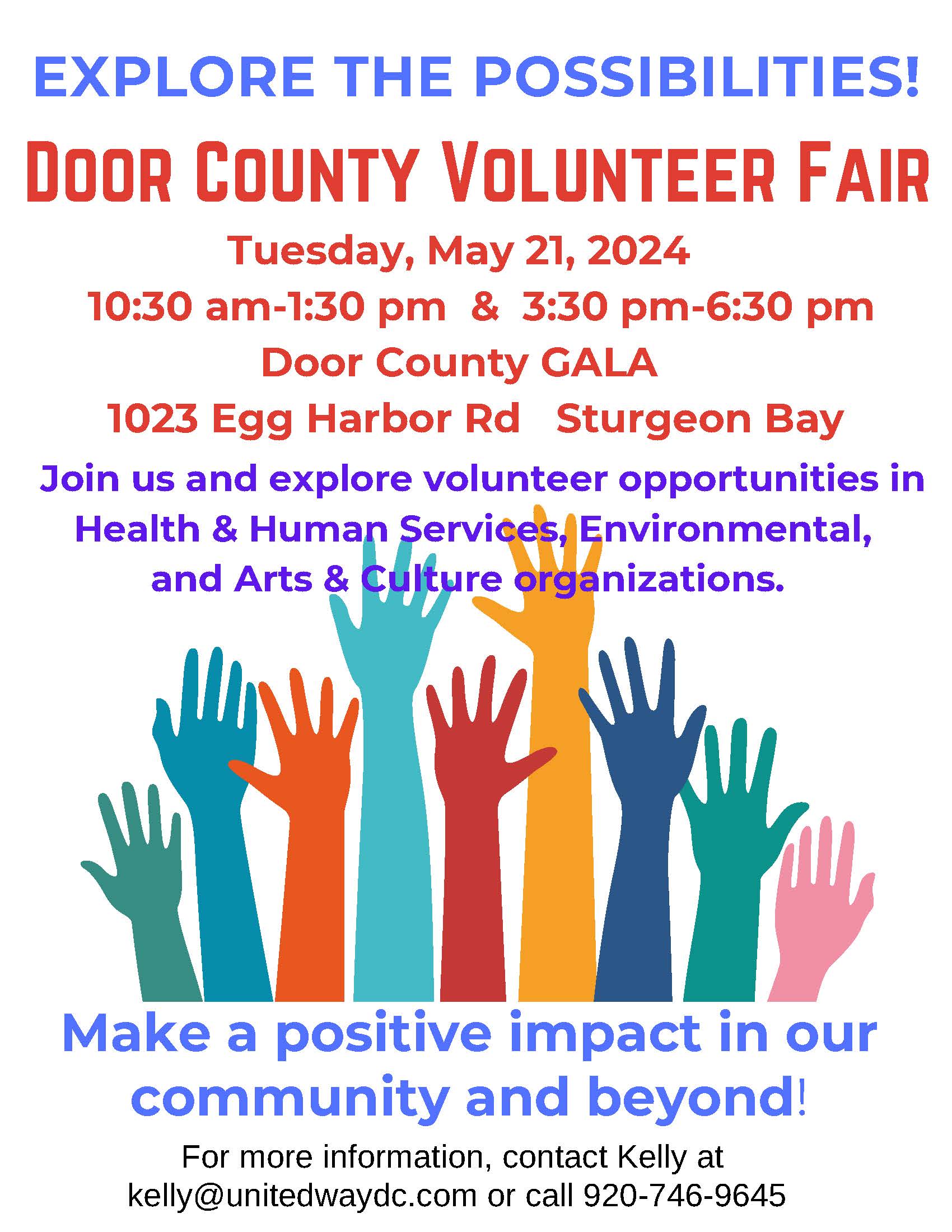 2024 volunteer fair flyer